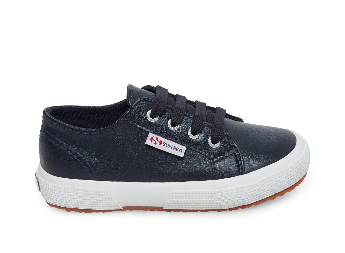 Tenis Infantil Azul Marinho - Superga 2750 Nappaleaj Couro - OANMS-0975